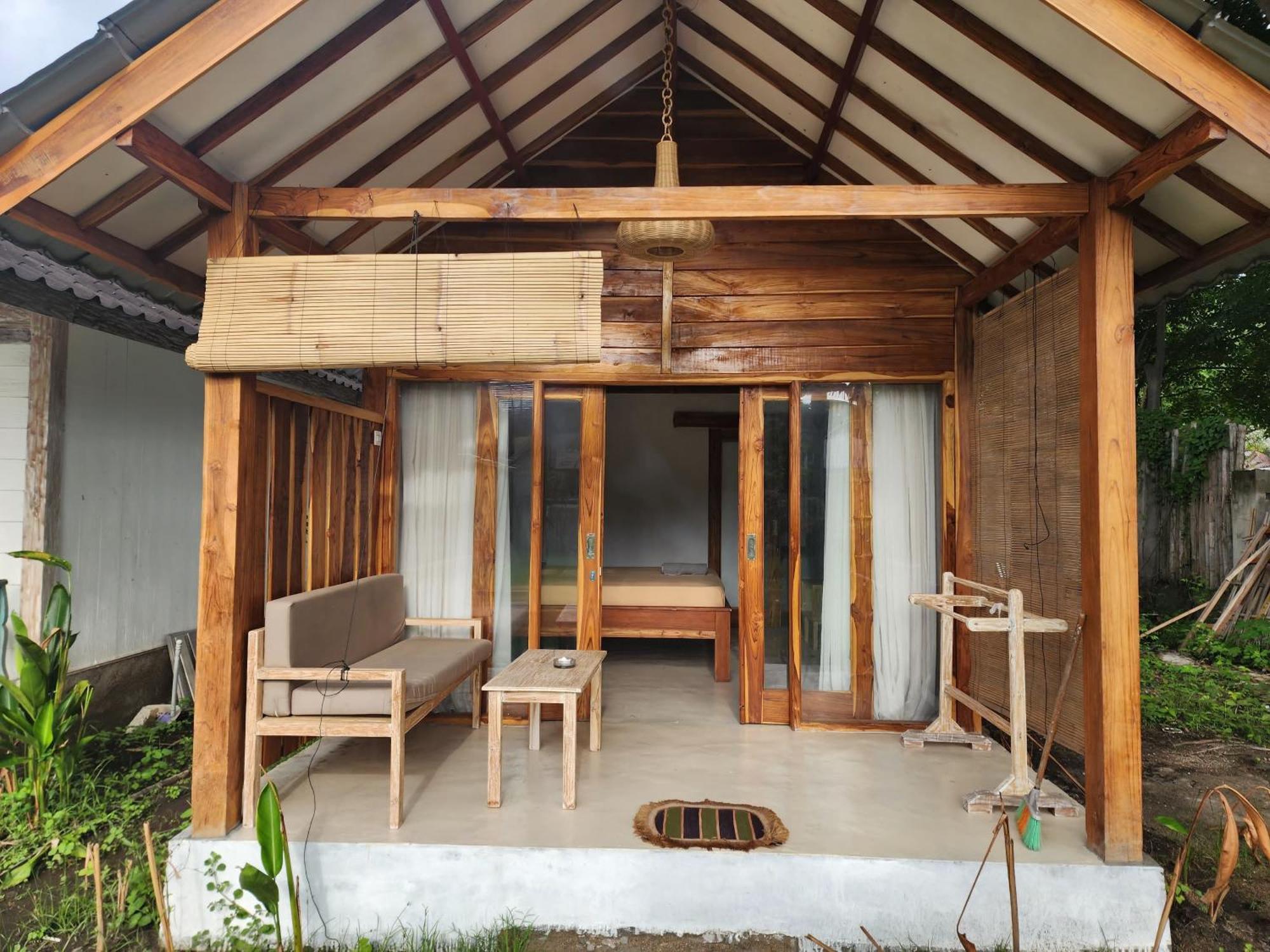 Kayu Cottage Гили Траванган Экстерьер фото